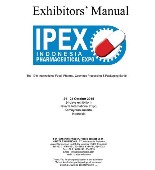 最新の企業ニュース IPEX及びすべてのパック インドネシア2014年