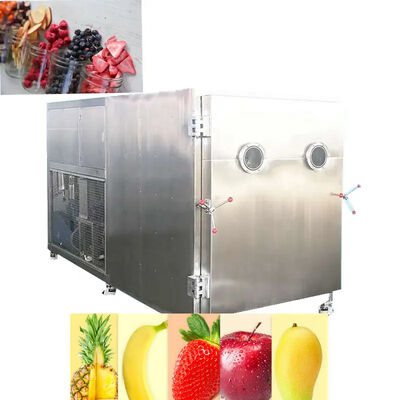 よい価格 Industry Vacuum Freeze Dryer Machine Strawberry Fruit And Vegetable 120Kw 25kg / Batch オンライン