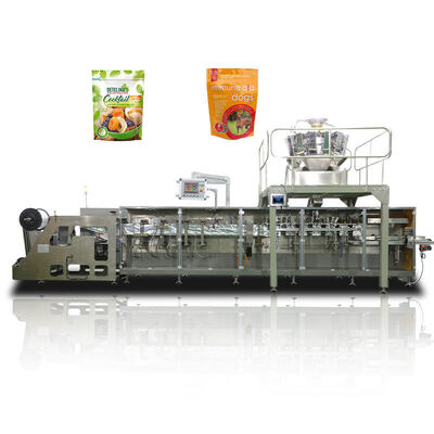 よい価格 Fully Automatic Double Sachet Form Fill Seal Washing Powder Chemical High Speed Horizontal multifunctional packaging machine オンライン