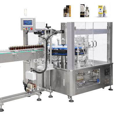よい価格 Liquid Foundation & Lotion Cartoning Machine Fully Automatic Box Carton Packing Machine with Instruction Manual Putting オンライン