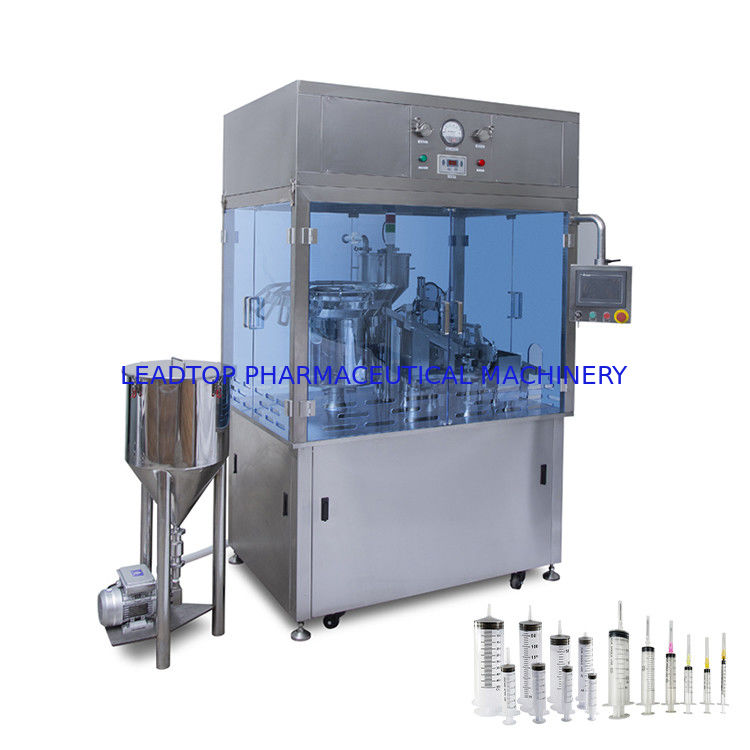 0.5-80ml 注射器 充填機 6KW 電力消費 220V/50Hz 電源