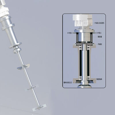 よい価格 トップ マグネティック レビテーション ミキサー 食品 バイオ医薬品 化学 316L SS FDA GMP 耐腐食性 オンライン