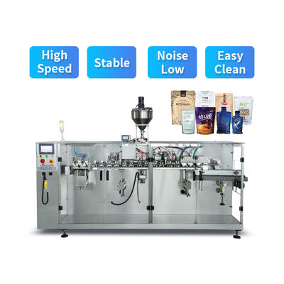よい価格 Fully Automatic High Speed Three Servo Food Beverage Chemical Pouch Filling Horizontal multifunctional packaging machine オンライン