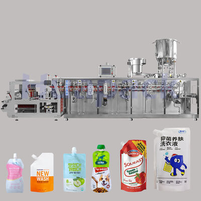 よい価格 High Productivity Plastic Pouch Food Coffee Bean Pet Food Rice Filling Horizontal multifunctional packaging machine オンライン