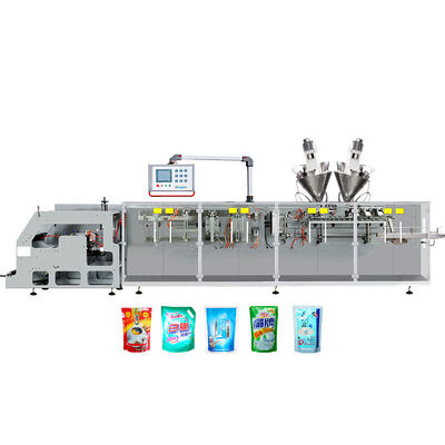 よい価格 100ml Standup Pouch Roll Film Top Spout Doypack Automatic Horizontal multifunctional packaging machine オンライン